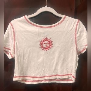 H&M SUN CROP TOP SIZE L 🌞